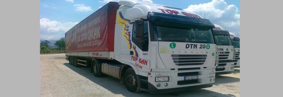 Top Gan Transport je jedno od vodećih transportnih preduzeća u regionu.
